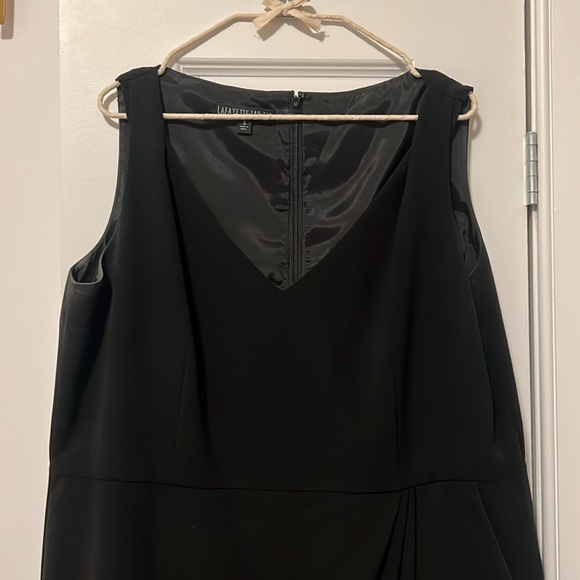 Lafayette 148 black cocktail dress, size 16 - Picture 3 of 5